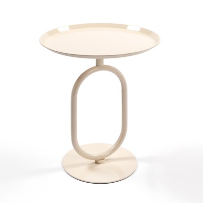 NicBex 24" High Lantern Shaped Side Table Simple Coffee Table Modern End Table for Bederoom and Living Room