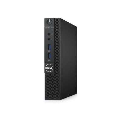 Refurbished Dell OptiPlex 3050, Micro Desktop, Intel Core i5-6500T, 2.5GHz, 16GB RAM, 256GB SSD, Windows 10 Pro - Manufacturer Refurbished