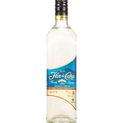 Flor de Cana 4yr Extra Seco White Rum - 750ml Bottle