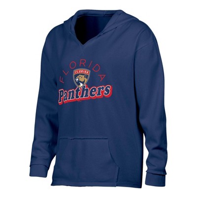 NHL Florida Panthers Women's Dark Fleece Hooded Sweatshirt
