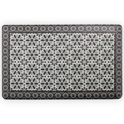 Lannister Anti-Fatigue Comfort Long Floor Mat Black - Brewster