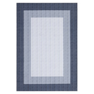 Washable Modern Geometric Bordered Area Rugs for Bedroom Living Room, Large Non Slip Soft Throw Carpet for Home Office