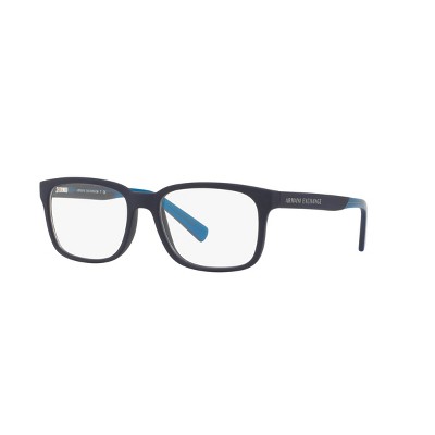 Armani Exchange AX3029 54mm Male Square Eyeglasses - prescription-ready