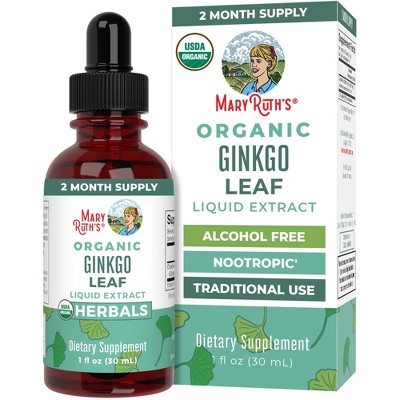 MaryRuth's Ginkgo Drops, Org, 1 oz