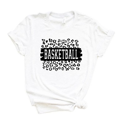 Simply Sage Market Women's Basketball Leopard Short Sleeve Graphic Tee