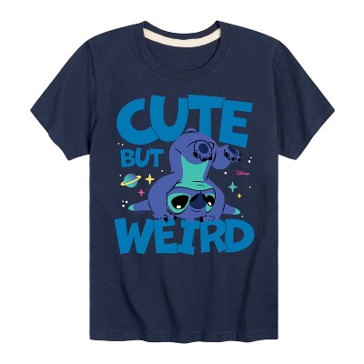 Boys' - Lilo and Stitch - Cute but Weird Short Sleeve Graphic T-Shirt