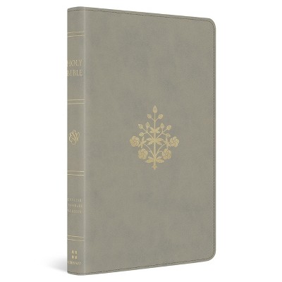 ESV Thinline Bible, Red Letter (Trutone, Stone, Branch Design) - by  Esv Bibles (Leather Bound)