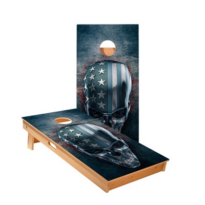 Skips Garage USA Skull Cornhole Boards - ACA Star Series