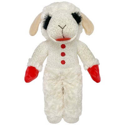 Multipet 13" Standing Lamb Chop Dog Interactive Plush Toy