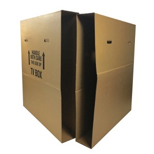 UBMOVE 1 Pack TV Moving Box, Double Wall, 72 in x 6 in x 40 in - 1 of 4