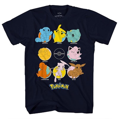 Pokemon Boys Pikachu Game Shirt - Gotta Catch Em All - Ash Pikachu Charizard Pokeball Official T-Shirt