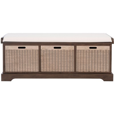 Landers 3 Drawer Cushion Bench - BCH5703 - Safavieh