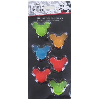 Seven20 Disney Mickey Mouse 6 Piece Reuseable Ice Cube Set