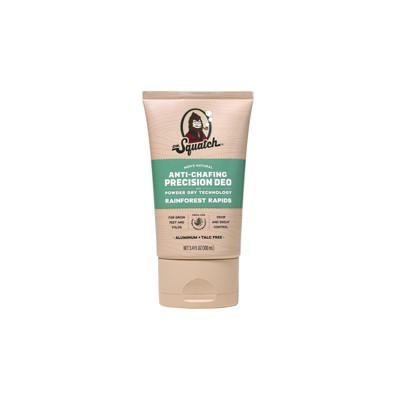 DR. SQUATCH Men's Natural Solid Deodorant Anti-Chafing Precision Rainforest Rapids - 3.4 fl oz