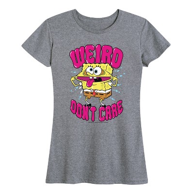 Women's - SpongeBob SquarePants - Weird Short Sleeve Graphic T-Shirt