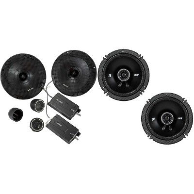 Kicker 46CSS674 CS-Series CSS67 6.75-Inch (165mm) Component System with .75-inch tweeters w/ 43DSC6504 6.5" Coaxial Bundle