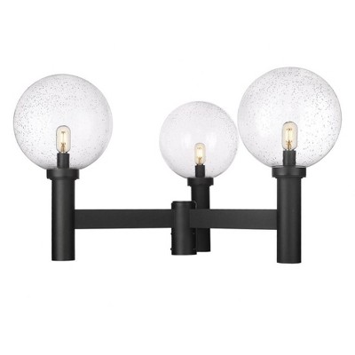 Z-Lite Laurent 3 - Light Post Light in  Black