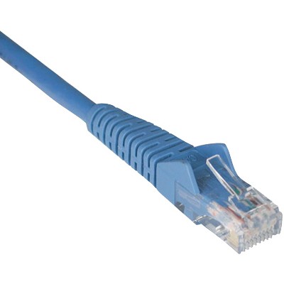 Tripp Lite CAT-6 Gigabit Snagless Molded Stranded UTP Ethernet Cable (1 Ft.; Blue)