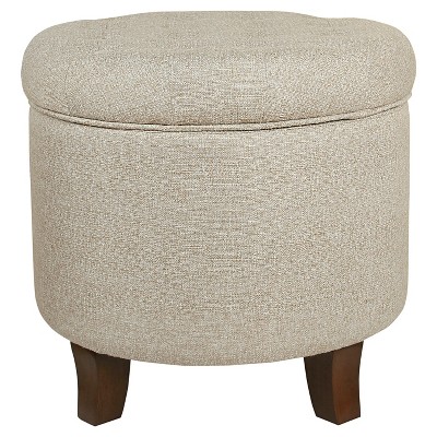 Boho Tufted Storage Ottoman - HomePop