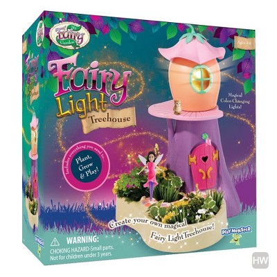 PlayMonster My Fairy Garden Fairy Light Treehouse, Interactive Light-Up Garden Playset, Ages 4 and Up