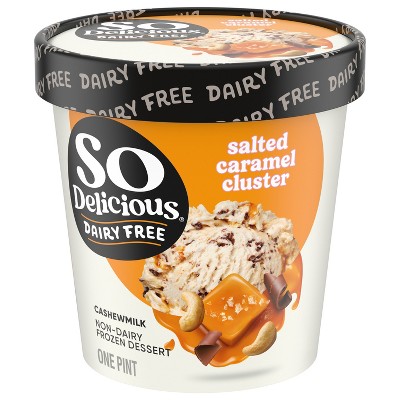 So Delicious Salted Caramel Cluster Cashew Milk Frozen Dessert - 16oz