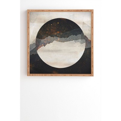 Emanuela Carratoni Another World Framed Wall Art Gray - Deny Designs