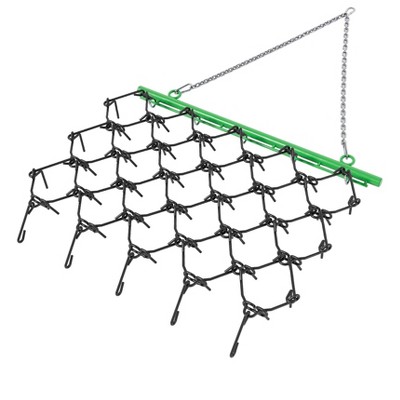 TROPOW Heavy Duty Chain Drag Harrow Tines Compatible with Tractors ATV UTV Lawn Tractor Attachments for Leveling, Grading, Breaking Up Soil
