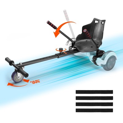 VEVOR Hoverboard Seat Attachment, Compatible with All 6.5" 8" 8.5" 10" Hoverboards, Grips Control, Adjustable Frame.