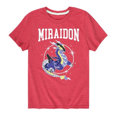 Boys' - Pokémon - Miraidon Collegiate Short Sleeve Graphic T-Shirt