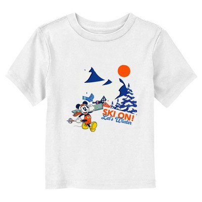 Mickey & Friends Ski On Let's Winter T-Shirt