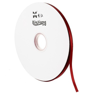 Unique Bargains Double Face Solid Wrapping Decoration Roll Satin Ribbon
