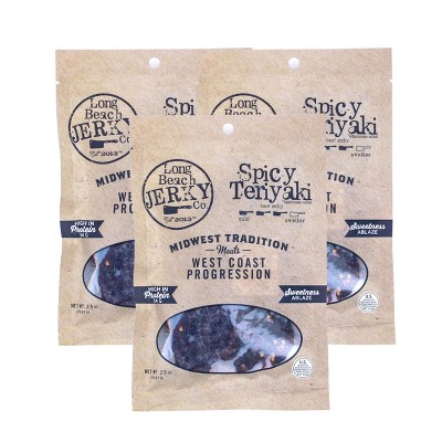 JVL Enterprises 2.5 oz Spicy Teriyaki Beef Jerky - Pack of 3