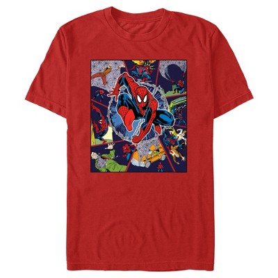 Men's Spider-Man Action Scenes T-Shirt