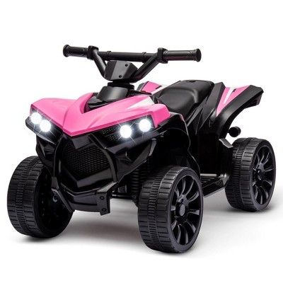 Kids 6V ATV, 4 Wheeler Ride on Quad Car Toy with LED Lights