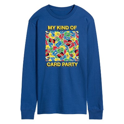 Men's - UNO - My Kind Of Card Party Long Sleeve Graphic T-Shirt