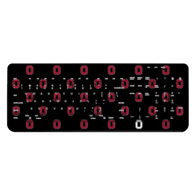 Keyscaper NCAA Big Ten Universities Fashion Pattern Wireless USB Keyboard