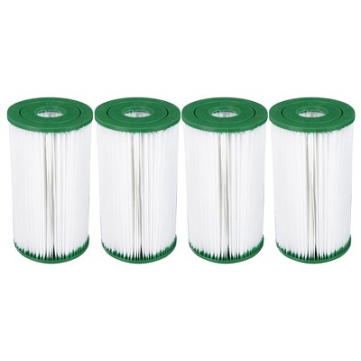 Coleman 90358E Type IV/Type B Swimming Pool Filter Pump Replacement Cartridges for 2,500 Gallons Per Hour Filter Pumps (4 Pack)