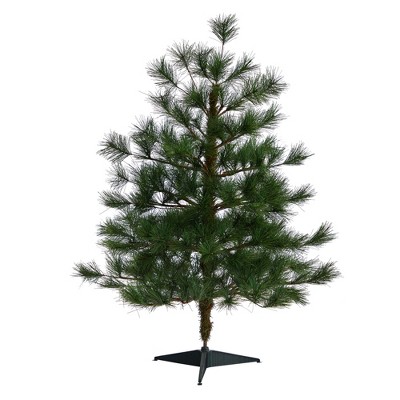 Nearly Natural 3-ft Yukon Mixed Pine Artificial Christmas Tree with 213 Bendable Branches