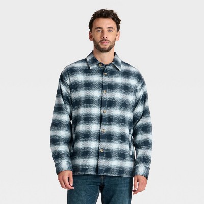 Men's Vintage Heavy Weight Flannel Long Sleeve Shirt - Goodfellow & Co™