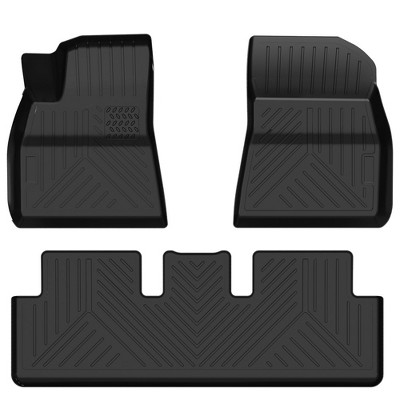 Whizmax Custom Fit Floor Mats for 2017-2023 Tesla Model 3,3 Pack Floor Liners Compatible with 2017-2023 Tesla Model 3