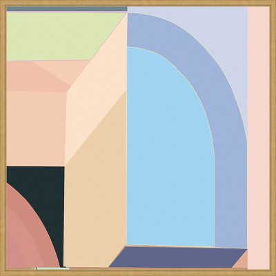 Amanti Art LTower9a II by Cartissi Framed Canvas Wall Art