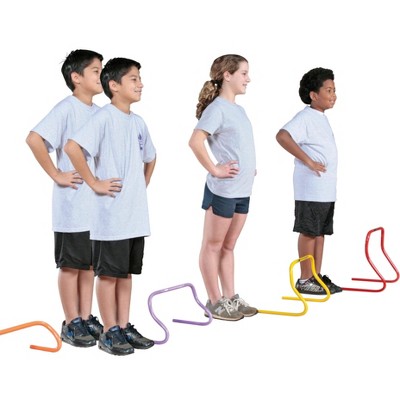 Sportime Comeback Hurdles, 16 Inches, Assorted Colors, Set of 6
