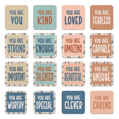 4E's Novelty 32 Pcs Boho Affirmation Wall Decor Classroom, Growth Mindset Boho Classrooms