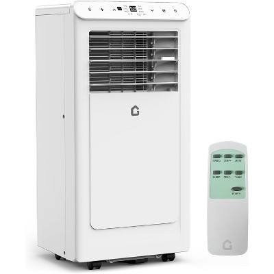 10,000 BTU, Heat Mode, Built-In Dehumidifier & Fan, 24H Timer, Remote Control, Cools Rooms Up to 450 Sq.Ft, Perfect for Bedrooms