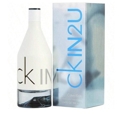 Ck In2U By Calvin Klein Men Tomato Leaf, Lemon, Cacao Pod, White Musk, Cedar, Vetiver Edt Spray 3.4 Oz