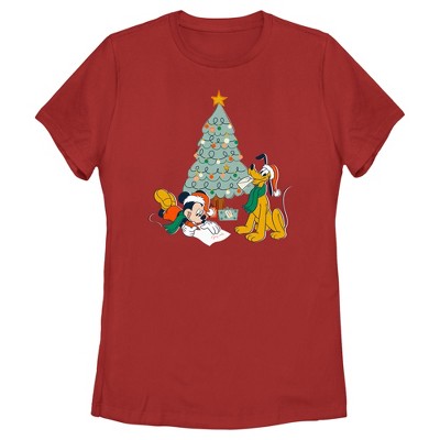 Women's Mickey & Friends Letter for Santa T-Shirt
