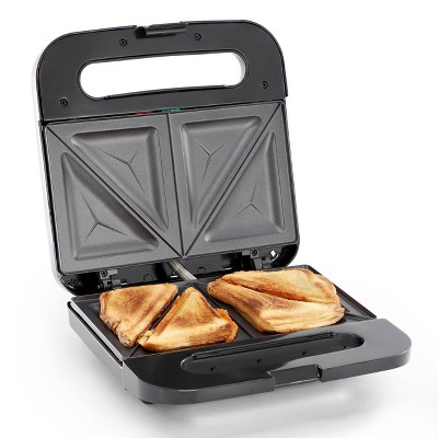 MegaChef Electric Non-Stick Panini Press Grill and Sandwich Maker Silver