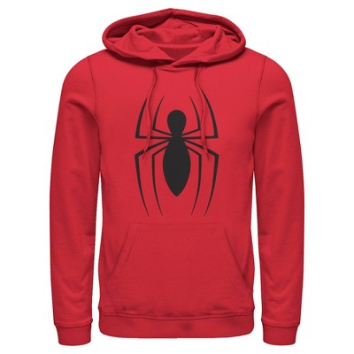 Men's Marvel Original Large Spider-Man Logo Pull Over Hoodie