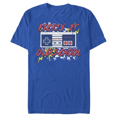 Men's Nintendo NES Controller Kickin' It Old School T-Shirt