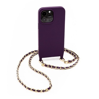 Bryten Monarch Crossbody MagSafe Case with  Vegan Leather Chain for iPhone 14 Pro Max